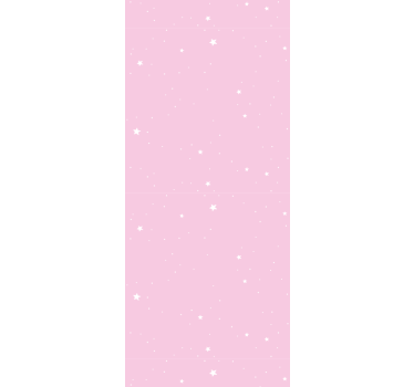 Night pink sky star wallpaper - TenStickers