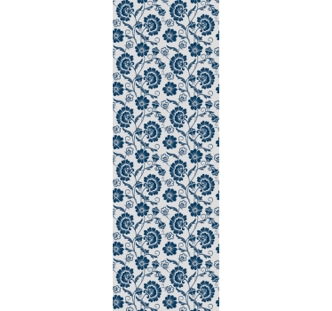 Floral vine design flower wallpaper - TenStickers