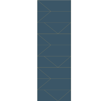Geometric arrow shapes living room wallpaper - TenStickers