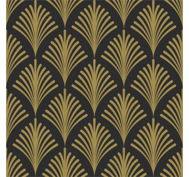 1920's golden glamour vintage wallpaper - TenStickers