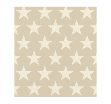 Beige stars pattern teenage bedroom wallpaper - TenStickers