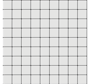 Living room wallpaper white square tiles - TenStickers
