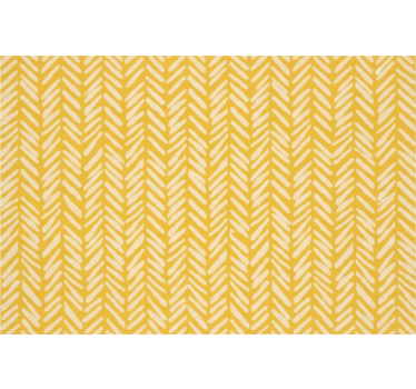 Living room wallpaper yellow chevron herringbone - TenStickers