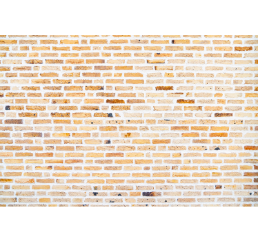 Light horizontal pattern brick wallpaper - TenStickers