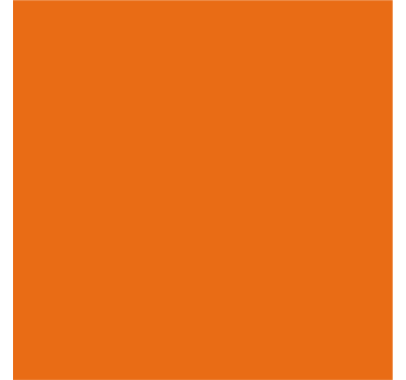 Living room wallpaper in matte orange - TenStickers