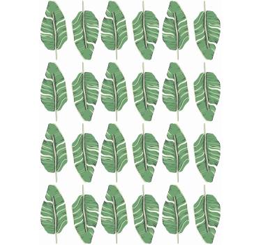 Nature wallpaper with luxurious leaf design - TenStickers