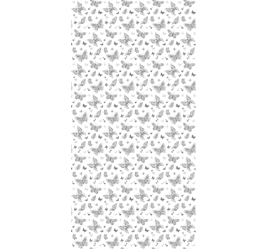 Flying butterfly wallpaper - TenStickers