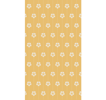 Living room wallpaper elegant floral design - TenStickers