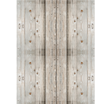 Living room wallpaper white pine wood effect - TenStickers