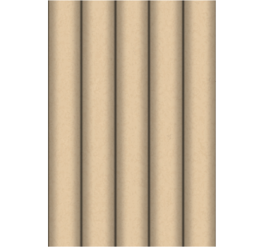Living room wallpaper in brown tube minimalist pattern - TenStickers