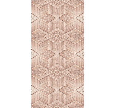 Living room wallpaper light wood texture effect - TenStickers