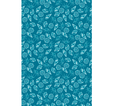 Living room wallpaper leaf pattern design - TenStickers