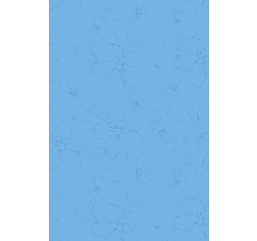 Living room wallpaper botanical inspired design - TenStickers
