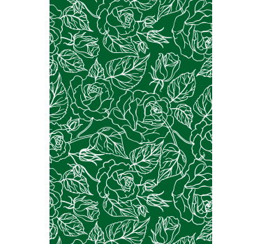 Living room wallpaper graceful botanical arrangement - TenStickers