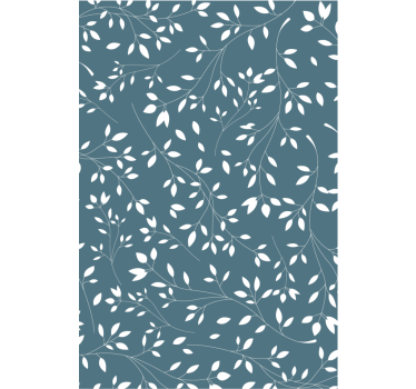 Living room wallpaper lush leaf design - TenStickers