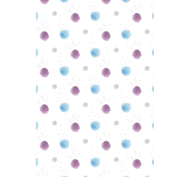 Living room wallpaper vibrant spotty circles - TenStickers