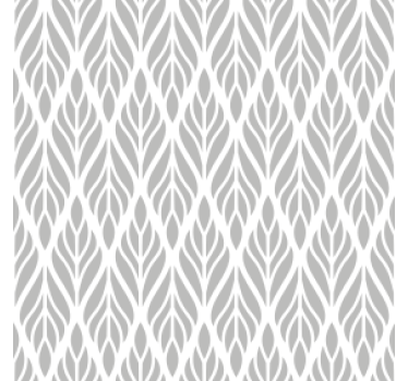Vintage wallpaper ethnic floral grey design - TenStickers