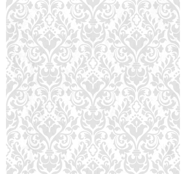 Living room wallpaper grunge damask design - TenStickers