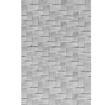 Living room wallpaper woven grey texture - TenStickers