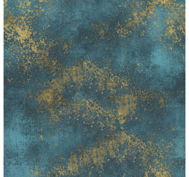 Living room wallpaper distressed teal speckle - TenStickers