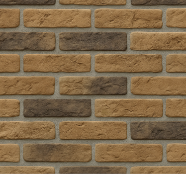 Living room wallpaper factory brick style - TenStickers