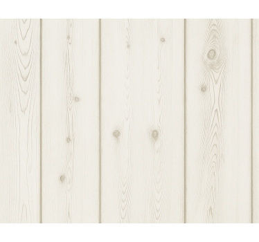 Living room wallpaper whitewashed wood design - TenStickers
