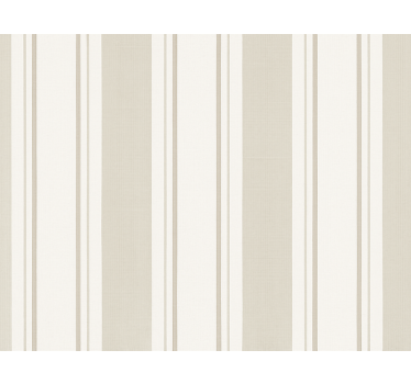 Living room wallpaper neutral striped design - TenStickers