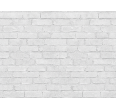 Whitewashed loft brick wallpaper - TenStickers