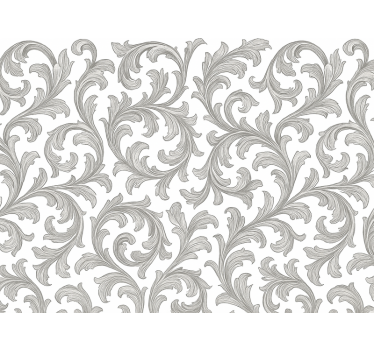 Living room wallpaper grey stone effect - TenStickers