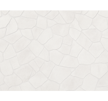 Living room wallpaper white stone washed wall - TenStickers