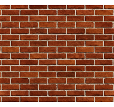 Living room wallpaper classic red brick texture - TenStickers