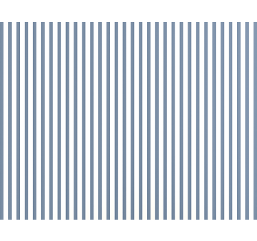 Living room wallpaper blue and white stripes - TenStickers