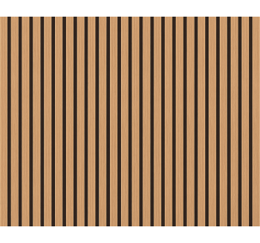 Living room wallpaper brown and black wood effect - TenStickers