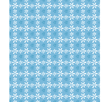 Flower wallpaper white daisy flowers - TenStickers