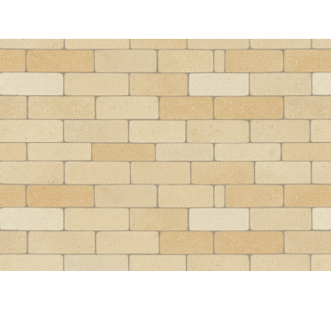 Stone wallpaper beige yellow bricks - TenStickers
