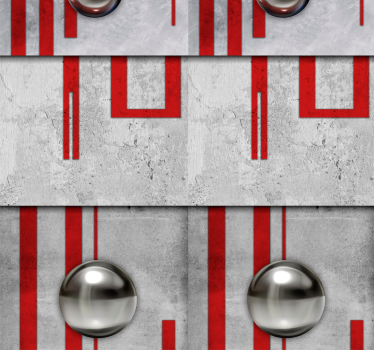 Geometric Spherical Ornaments Abstract wallpaper - TenStickers