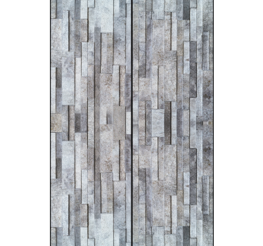 Stone wallpaper geometric stone mosaic - TenStickers