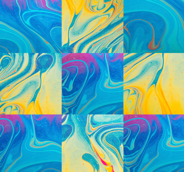 World in ink abstract Wallpaper - TenStickers