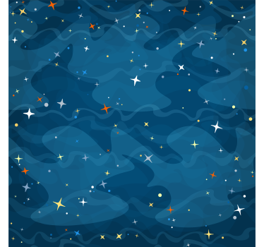Starry night Starry Wallpaper - TenStickers