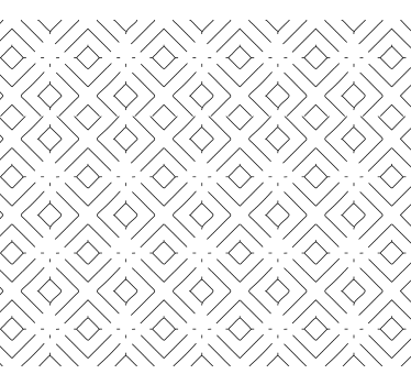 Geometric black/white Square Pattern Wallpaper - TenStickers