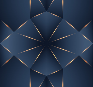 3D geometric figures  Bedroom Wallpaper - TenStickers
