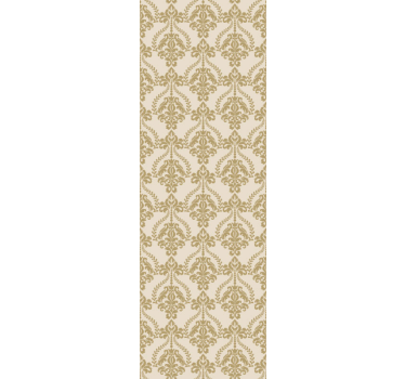 Floral beige details vintage wallpaper - TenStickers