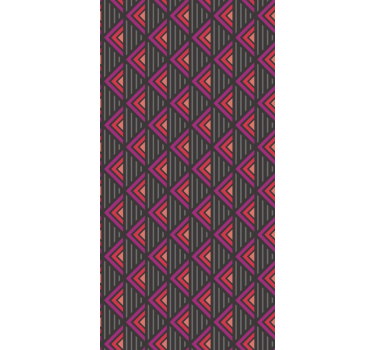 Triangular Grid living room wallpaper - TenStickers
