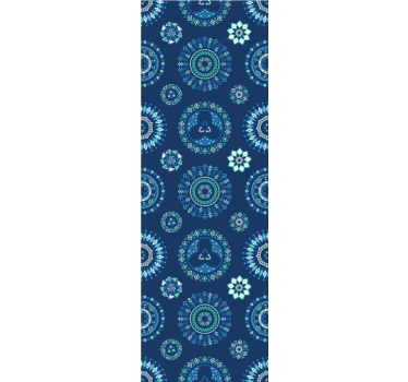 Mandala Tile Essence living room wallpaper - TenStickers