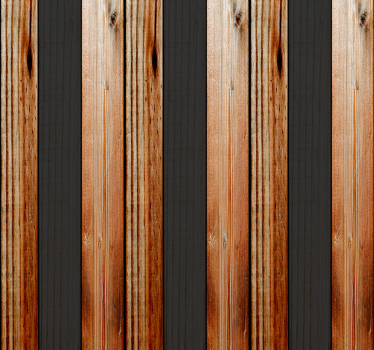 Wooden Pattern Striped Wallpaper - TenStickers