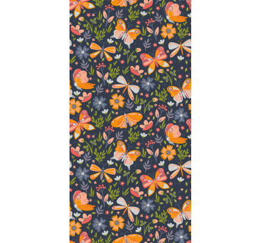 Butterfly wallpaper butterfly garden mural - TenStickers