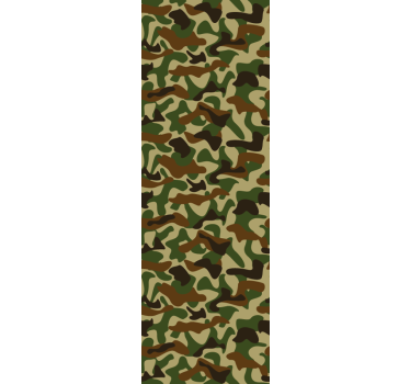 Camouflage design Bedroom Wallpaper - TenStickers