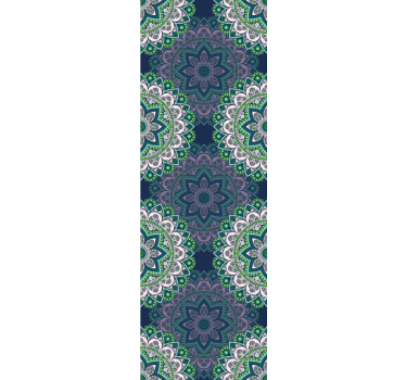 Stain glass mandala wallpaper paintings - TenStickers
