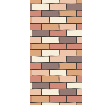 Brick wallpaper brick pattern design - TenStickers
