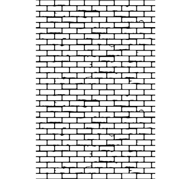 Simulated Brickwork brick Wallpaper - TenStickers